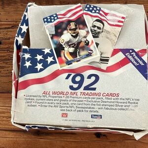 Vintage football card lot